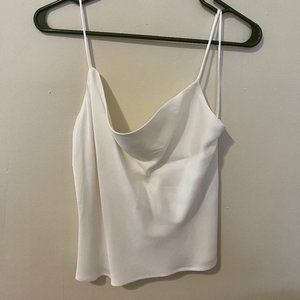 NWT Zara Satin Cowl-neck Tank Size M